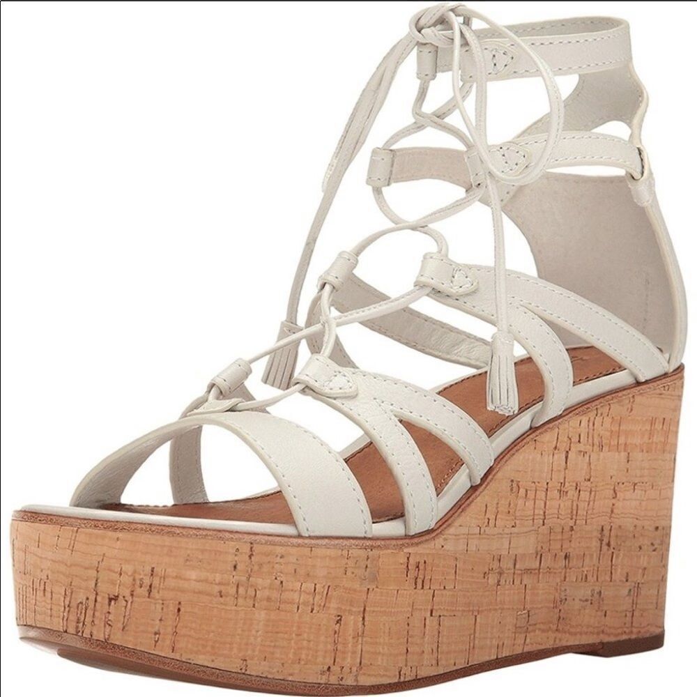 FRYE HEATHER GLADIATOR WEDGES